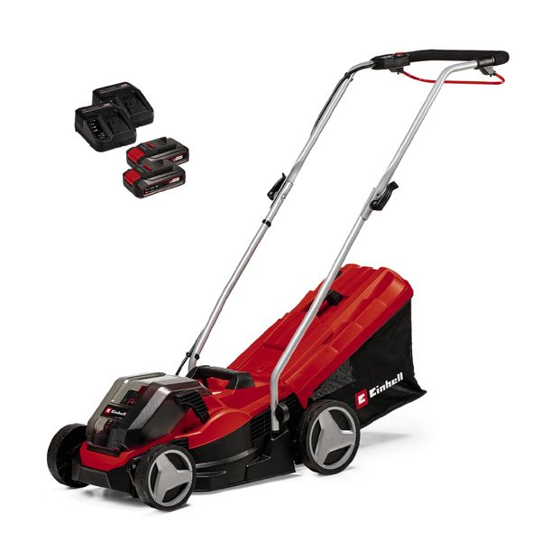 Einhell Cordless Lawnmower with Battery (x2) and Charger (x2) 36V PXC