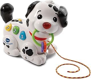 VTech Pull Along Puppy Pal, Pull Along Baby Walker with Music and Phrases, Pull Along Walker for Babies, Cute Educational Toy, Interactive Preschool Toy for Girls and Boys Aged 6 Months +