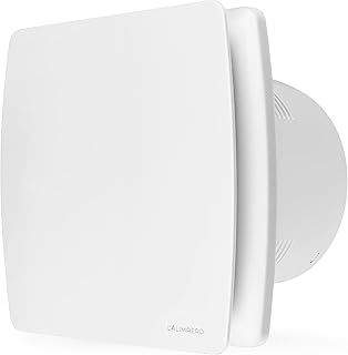 calimaero® BREEZE Bathroom Extractor Fan 150mm with Over-run And Backdraft Shutter, 6 inch Bathroom Fan with Humidity Sensor, Energy Efficient, Quiet, Plastic 18W, 240m³/h, 35db, Ipx4,