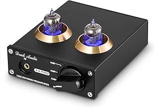 Douk Audio T3 PRO Tube Phono Preamp for Turntable, MM Phonograph Preamplifier, Mini Valve Stereo Preamplifier for Record Player
