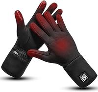 Day Wolf Heated Gloves Liners for Men Women Rechargeable Electric Thin Handwear for Winter Commuting Walking Lightweight Inner Layer for Cold Weather