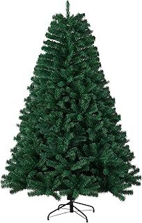 5FT Artificial Christmas Tree, 500 Tips Christmas Tree Xmas Tree with Solid Foldable Metal, Realistic Green Natural Branches Christmas Tree, Quick Setup Tree for Festival Holiday Christmas Decoration