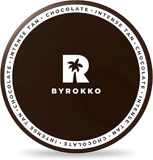BYROKKO Shine Brown Chocolate Sunbed Tanning Accelerator (200 ml), Sunbed Cream Effective In Sunbeds & Outdoor Sun, Super XXL Fast Bronzing Cream for Intense Chocolate Tan