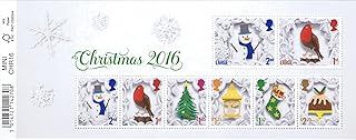 2016 Christmas Miniature Sheet No. 121 with Barcode - Royal Mail Stamps by Royal Mail