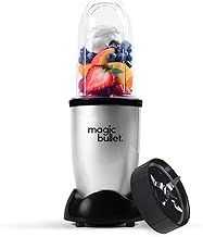 nutribullet magic bullet Starter Kit - All-in-one Food Processor & Blender - 10,000 RPM Speed - 4 Piece Kit with 1x High Torque Power Base, 1x Tall Cup & Flip Top Lid & 1x Cross Blade - For Meal Prep