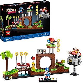 LEGO Ideas Sonic the Hedgehog – Green Hill Zone 21331 Building Kit; Nostalgia Gift for Yourself, Any Millennial Sonic the Hedgehog Fan or Lover of 1990s Computer Game Memorabilia (1,125 Pieces)