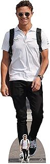 STAR CUTOUTS CS943 Lando Norris Motor Racing Casual Lifesize Cardboard Cutout Free Mini, REGULAR