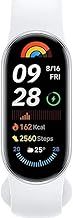 Xiaomi Smart Band 9 Fitness Tracker, AMOLED Display with 1200 Nits, Sp02 Tracking, Sleep and Heart Rate Monitor, Notifications, 5ATM Waterproof, Mi Fit App, Glacier Silver