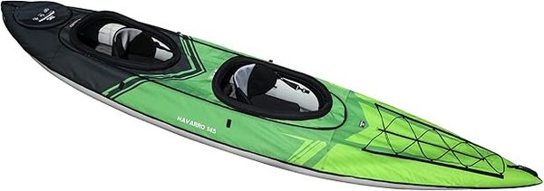 AQUAGLIDE Navarro Convertible Inflatable Kayak with Drop Stitch Floor, Green