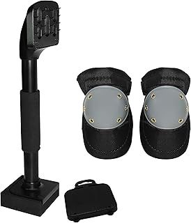 Fordle’s Knee Kicker Carpet Stretcher – Carpet Laying Fitting Tool – Heavy Duty - Soft Foam Pad and Handle – Comes with Knee Pads