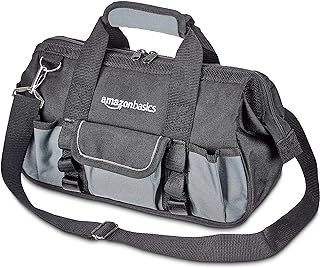 Amazon Basics Tool Bag, 30.5 cm, Grey,silver