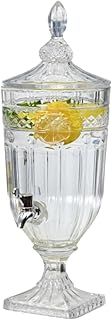 Arch Pattern Crystal Glass Drink Dispenser 3L - Single - Barware, Drinks Dispensers
