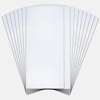 BIRCHTREE 4MM Polycarbonate Greenhouse Sheets 14PCS Twinwall Roofing For Outdoor Glazing Panels Replacement Shed Panel Solid PS01 Clear