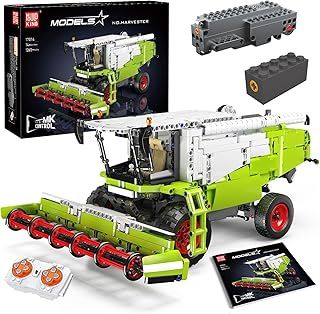 Mould King 17014 Technology Harvester Building Blocks, 1265 Pieces Remote Controlled High-Tech Harvester, Clamping Blocks Construction Kits Toy Gifts for 14+ Years