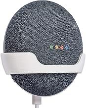 Wall Mount for Google Home Mini, Google Home Mini Wall Bracket - Full, White - 3 Years Warranty - Made in UK