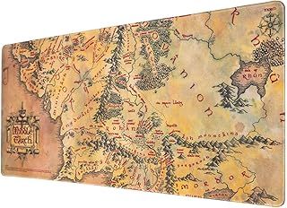 Grupo Erik XXL Mouse Pad The Lord of the Rings | Gaming Desk Mat 31.5 x 13.8 inches Non-Slip Rubber Mat, Keyboard & Mouse Mat Large | Lord of the Rings Gifts, LOTR Gifts, Gaming Gifts Gamer