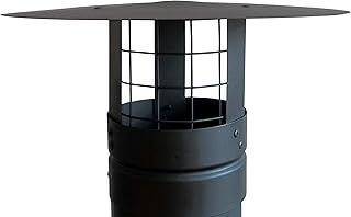 CHIMNEY CAP,RAIN CAP,CHIMNEY COWL WITH BIRD GUARD TO FIT 5''/125MM FLUE PIPE