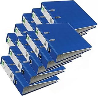 Q-Connect Lever Arch File Paperbacked A4 Blue (Pack of 10)