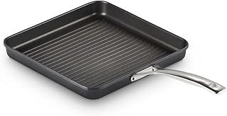 Le Creuset Toughened Non-Stick Square Grill Pan, 28 cm, 52102280010201, Black
