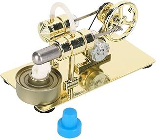 Stirling Engine Kit, Hot Air Stirling Engine, Stirling Engine Motor Model, Educational Toy, Stainless Steel Stirling Engine, Physics for Toddler Children