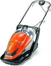 Flymo EasiGlide Plus 360V Hover Collect Lawn Mower - 1800W Motor, 36cm Cutting Width, 26 Litre Grass Box, Folds Flat, 10m Cable Length, Orange and Grey