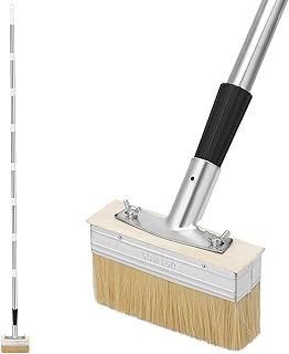 Decking Paint Brush Long Handled Paint Brush, 150 * 50 cm Large Fence Paint Brushes Floor Oil Brush, Deck Stain Applicator Brush Paint Brush for Wood Masonry Deck Fence Wall Shed Floor