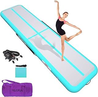 Air Floor Mat 3M 4M 5M 6M Tumbling Mat Inflatable Gymnastics Mat Thick 10cm/20cm with Pump for Youth/Adults