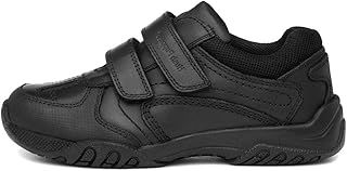 Hush Puppies Jezza Boys Black Leather Shoe