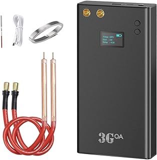 Mini Spot Welding Machine with LCD Screen 7500mAh Battery Spot Welder with 5M Nickel Sheet 70 Gears Adjustable
