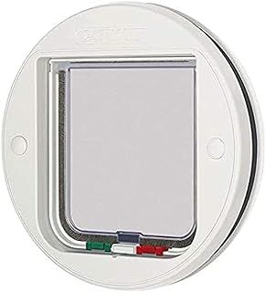 Cat Mate 4 Way Locking Glass Fitting Cat Flap (Medium)
