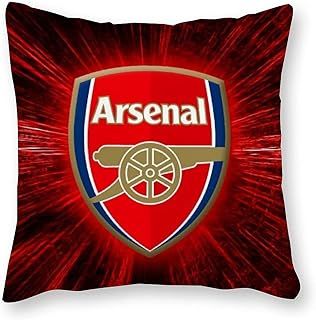 Arsenal F.C Cushion Pillow - Pop Art - Canvas Pillowcase Single - Without Filling pad - 40x40cm (Cover only)