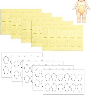 120pcs Adhesive Tapes for Sonny Baby, Double Sided Clear Adhesive Pads Mini Figure Clear Glue Sticky Putty Replacement for Sonny Angel Doll