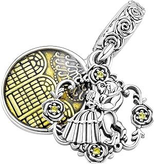 B and B Dancing Dangle Charm in Sterling Silver 925 Compatible with Pandora Charms,and Many Other UK Charm Bracelets.