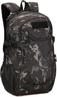 Huntvp Tactical Backpack 25L, Military Backpack Rucksack for Men Women Army Rucking Back Pack Men's Water Repellent Small Daypack Bag for Traveling Hiking Cycling Trekking Gym Camping School Work Gift