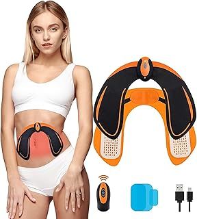 YUCEN Tens Machine for Pain Relief,TENS Machine for Period Pain Relief Endometriosis Pain Relief with Remote Control and 6 Modes 10 Intensities, Muscle Stimulator for Abdomen,Legs,Arm
