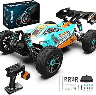1:14 Fast RC Cars for Adults,Max 70+KMH Hobby Remote Control Car,4X4 Monster Truck Racing Buggy,Electric Vehicle Toy Gift for Kids with Oil Shocks,Metal Parts