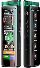 72GB Digital Voice Recorder with Playback, Innioasis R1 Full Touchscreen Voice Recorder with AI Intelligent Transcription and Bluetooth, Voice Activated Sound Audio Recorder Device with Mic (Black)