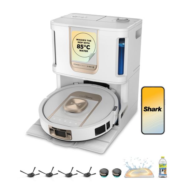 Shark ThermaCharged PowerDetect Wet & Dry Robot Vacuum, AV2920XEUKWH, White