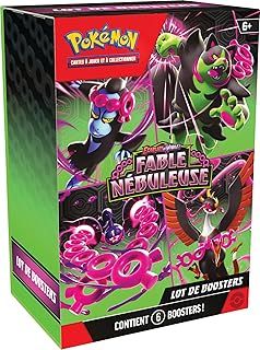 Pokémon: Scarlet & Purple Booster Pack - Pokémon TCG Nebula Fable (6 Boosters)