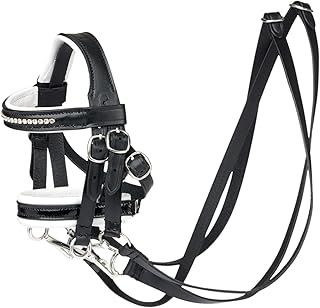 LeMieux Toy Pony Double Bridle Black - Real Design With Metal Bits and Functional Buckles - Educational Toy - Ages 3+