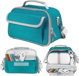 Carrying Case Compatible with Cricut Joy and Accessories,Portable Tote Storage Bag for Craft Pen Set and Basic Tool Set,Green