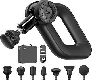 Bob and Brad D6 Pro Massage Gun Deep Tissue with 16mm Amplitude and OLED Screen 7 Heads, Powerful Muscle Massage Gun Portable Massager with Carry Case for Muscle Pain Relief, Gift for Men Women