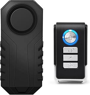 Bicycle Alarms, NineLeaf Bike Alarm, Mobility Scooter Alarms, Anti Theft Vibration Alarm for E-Bike Motorcycle Bicycle Tricycle Car E-Scooter Vehicles Door Window, 113db Super Loud IP65 Waterproof