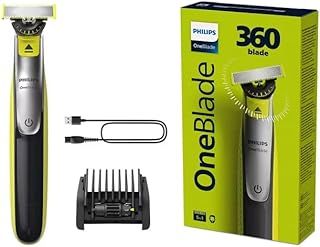 Philips OneBlade 360 Blade. Electric Beard Trimmer & Shaver with 360 Blade Innovation QP2734/20