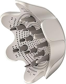 Shark XSKHD4DA FlexStyle Curl-Defining Diffuser, Attachment for Shark FlexStyle Blow Dryers, Styling Tool for Wavy, Curly, and Coily Hair, Enhance Natural Curls, Extendable Prongs, Stone