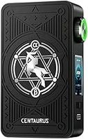 LOST VAPE Centaurs M200 Box Mod - [Requires 2 x 18650 Battery - Sold Separately] Threaded 510 Connection, 200w Max Output, USB Type-C Charging, No Nicotine (Galaxy Black)
