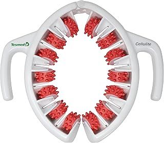TESMED Cellulite – Manual Anti-Cellulite Massager, Made in Italy, Patented, with Triple Mechanical Action That Lift, Tighten, and Release The Skin - Cellulite Roller for Thighs and Buttocks (Pink)