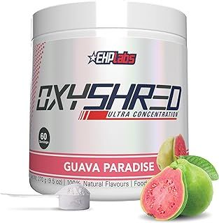 EHPlabs x Ghostbusters Frozen Empire: OxyShred Thermogenic Pre Workout Powder & Shredding Supplement. Clinically Proven, Acetyl L Carnitine, Energy Boost Drink - Ecto Freeze (Grape Lollipop), 60 Serve