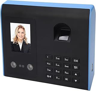 Biometric Fingerprint Attendance Machine, 3 in 1 Time Clock for Employees Small Business with Face, Finger Scan and Password, No Drive, Multi Language Auto Clock in and Out