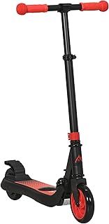 HOMCOM Kids Folding Electric Scooter Adult E Scooter, 120W, with Adjustable Height and Rear Wheel Brake, 8km/h Maximum Speed, for Children Ages 6-12 Years Old, Red